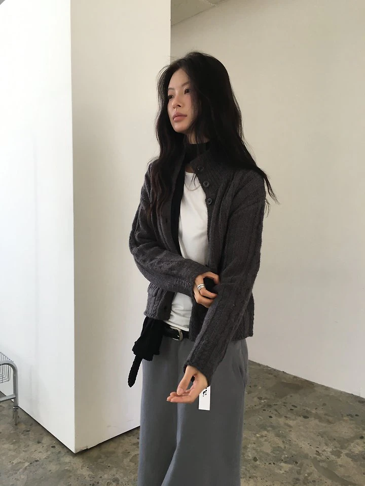 Nutty Cable Cardigan by Ore for Women - view 3