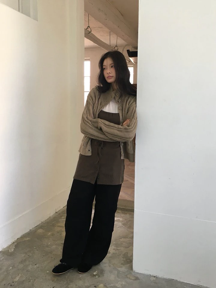 Ash Wool Jogger Pants by Ore for Women - view 2