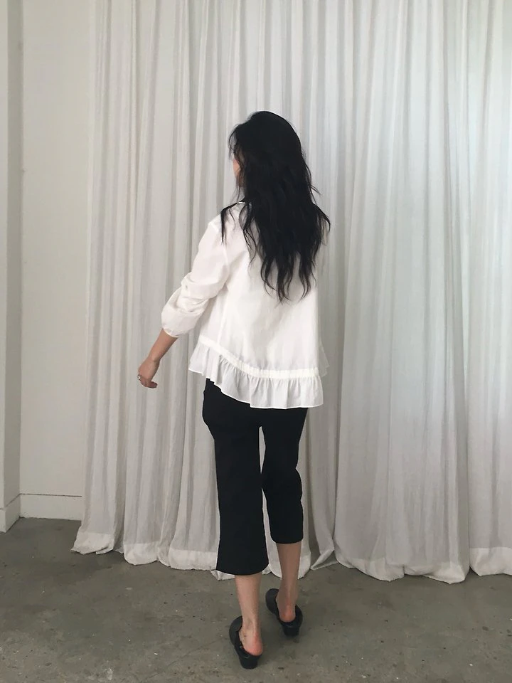 Rosé Frill Blouse by Ore for Women - view 11