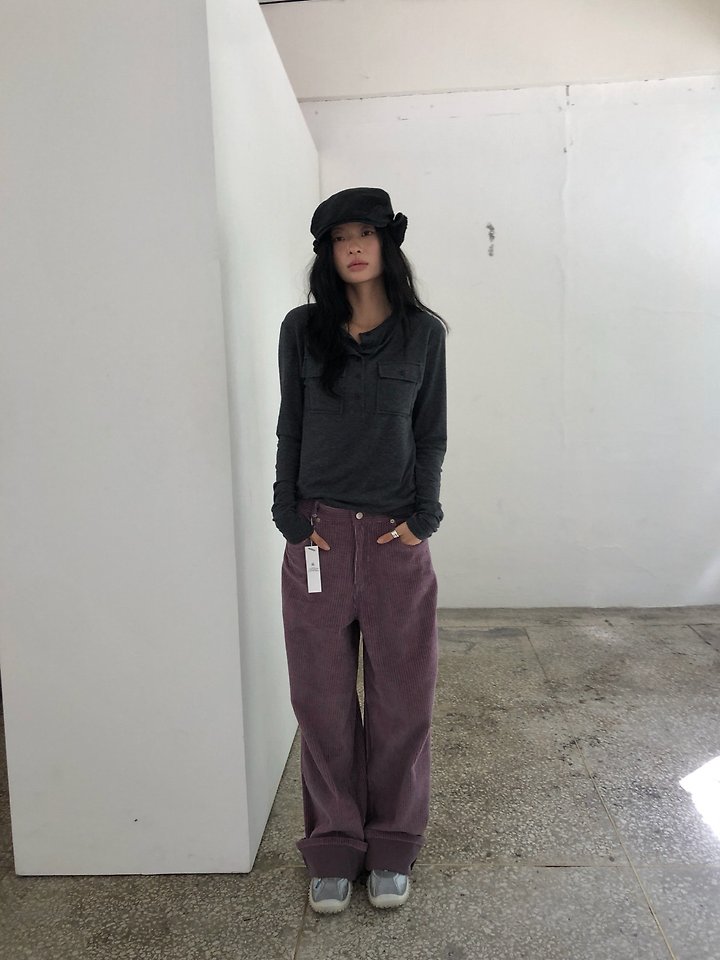 Wool Pocket Tee by Ore for Women - view 6