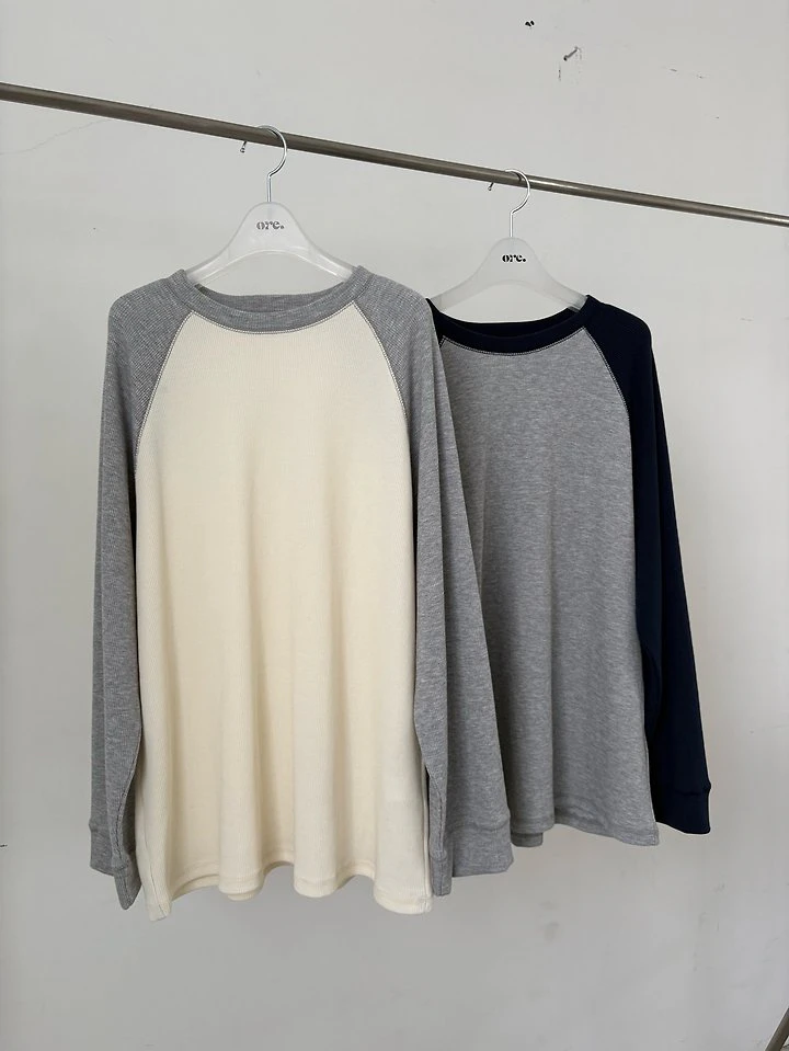 Waffle Raglan Tee by Ore for Women - view 12