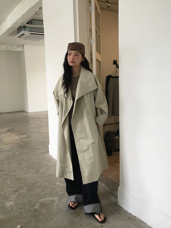 High Neck Trench Coat by Ore for Women - view 10