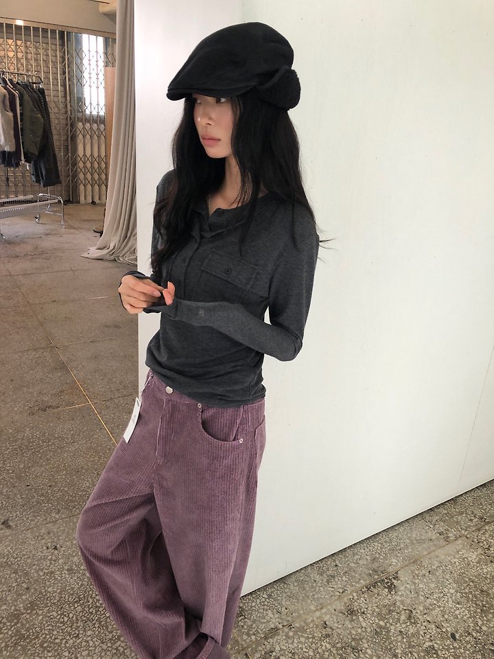 Wool Pocket Tee by Ore for Women - view 7