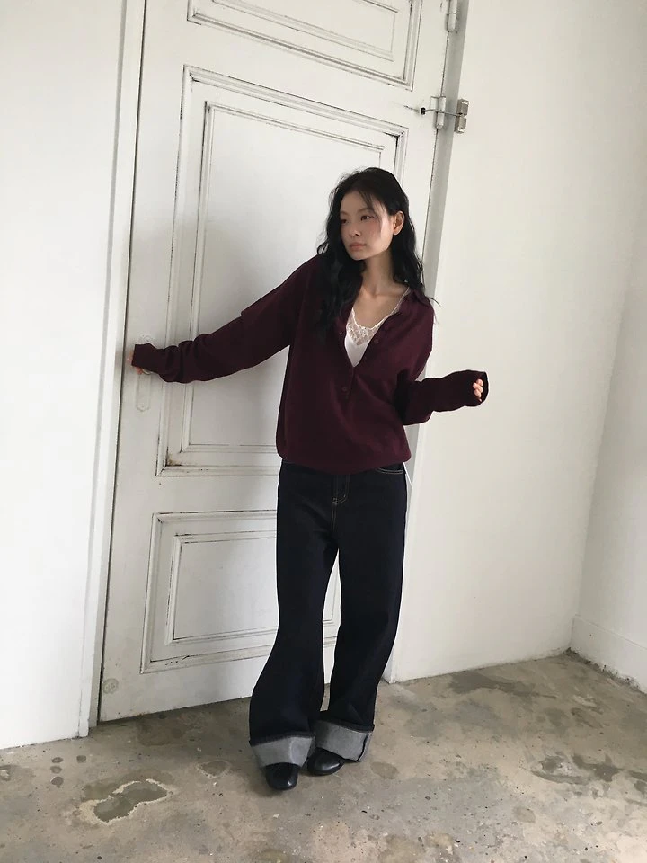 More Deep Collar Knit by Ore for Women - view 8