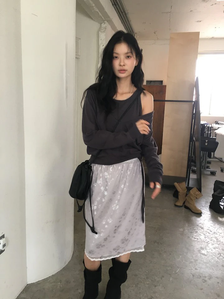 Jacquard Satin Skirt by Ore for Women - view 7