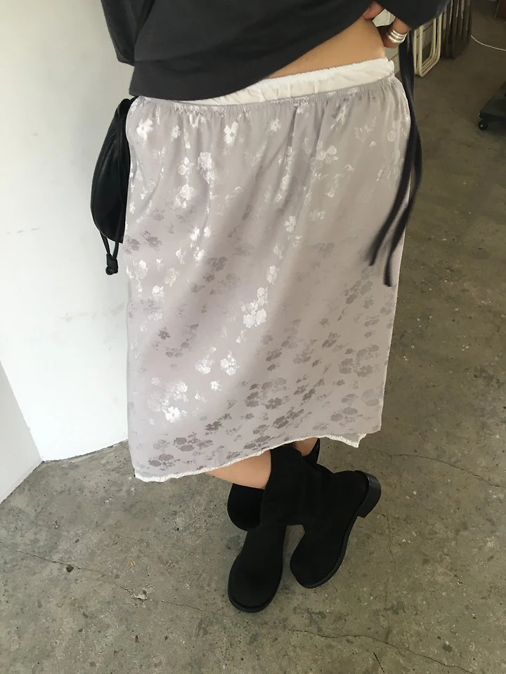 Jacquard Satin Skirt by Ore for Women - view 9