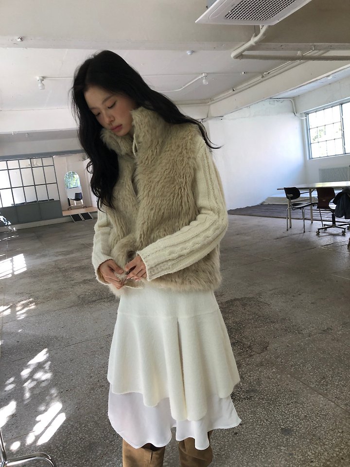 Mong Fur Vest by Ore for Women - view 1