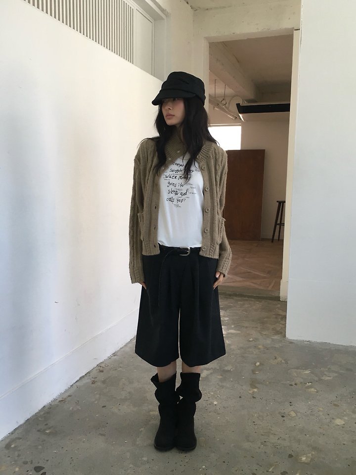 Wool Bermuda Pants by Ore for Women - view 9