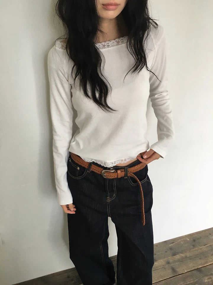 Lace Shoulder Tee by Ore for Women - view 6