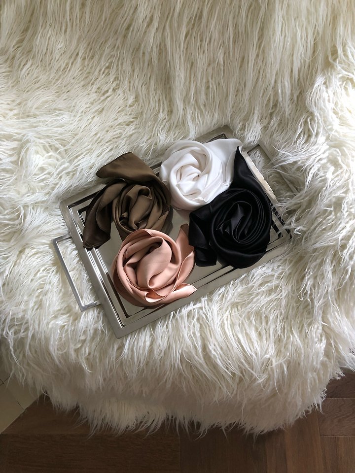 Silk Scarf by Ouppt for Women - view 7