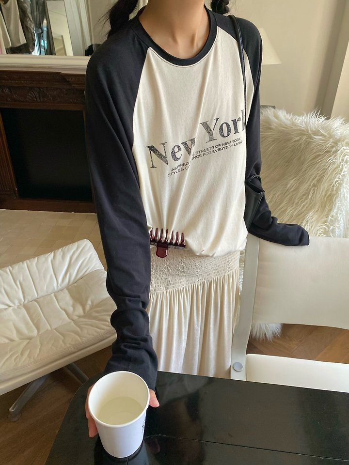 New York Raglan Tee by Ouppt for Women - view 8