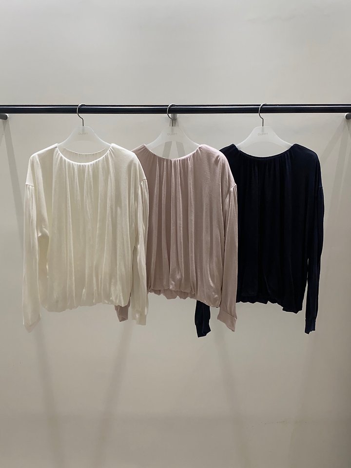 Ellie Shirring Tee by Ouppt for Women - view 12