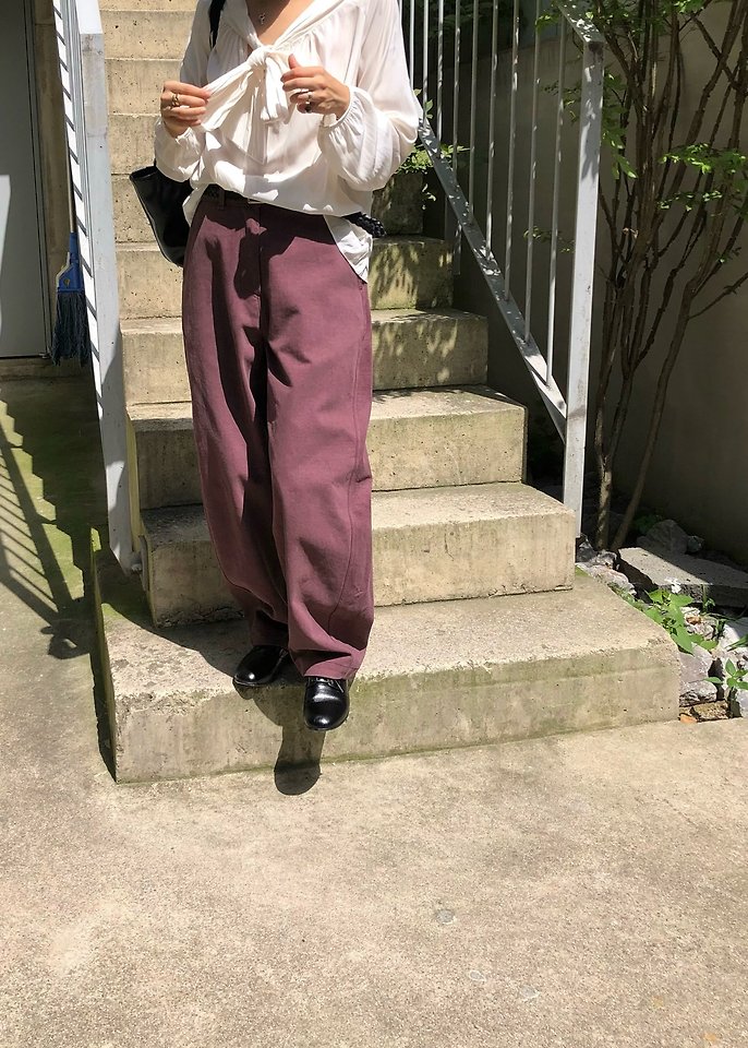 Twill Barrel Pants by Ouppt for Women - view 11