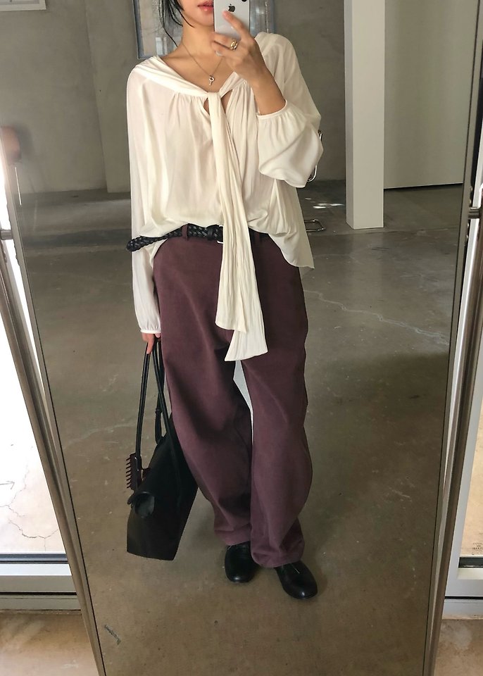 Twill Barrel Pants by Ouppt for Women - view 9