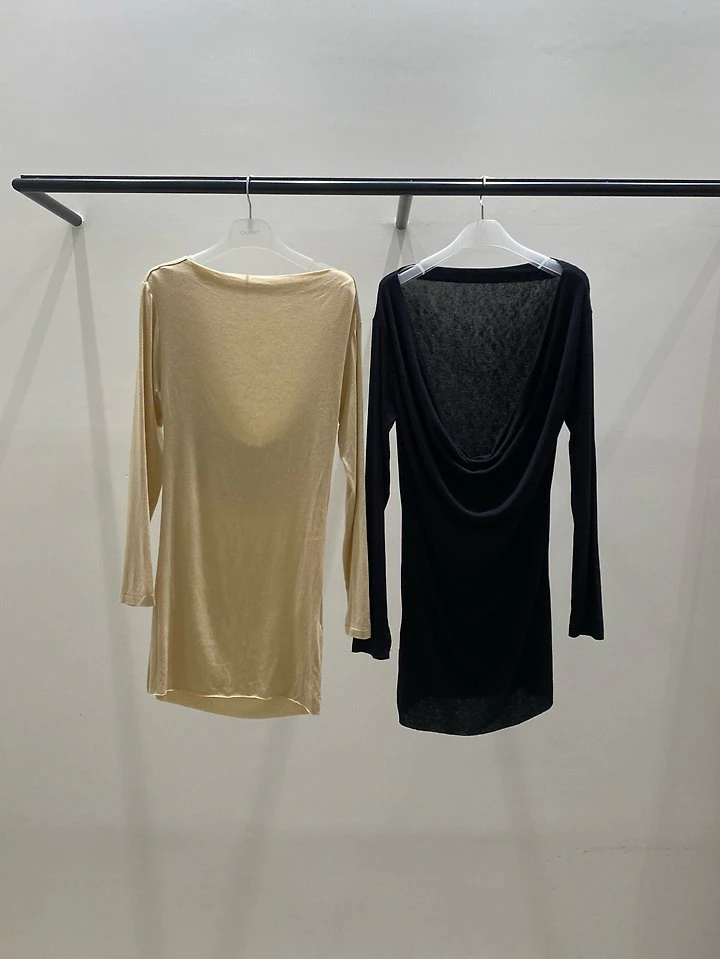 Back Drape Tee by Ouppt for Women - view 12