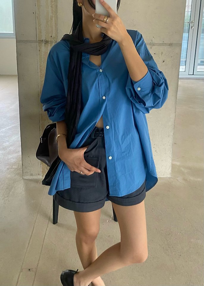 Base Cotton Shirt by Ouppt for Women - view 7