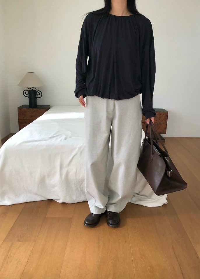 Twill Barrel Pants by Ouppt for Women - view 1