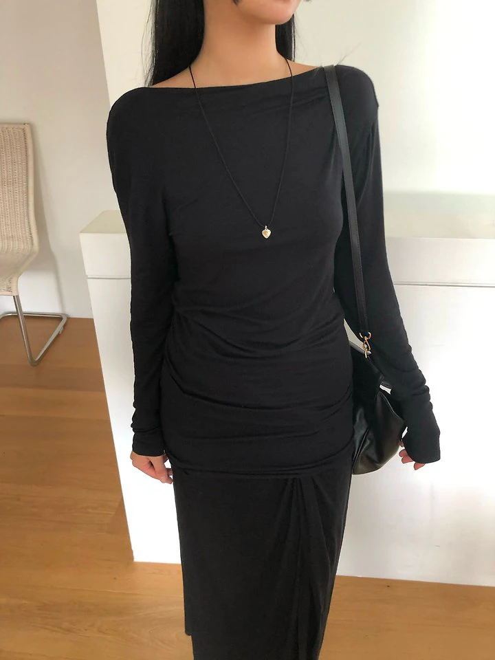 Back Drape Tee by Ouppt for Women - view 3