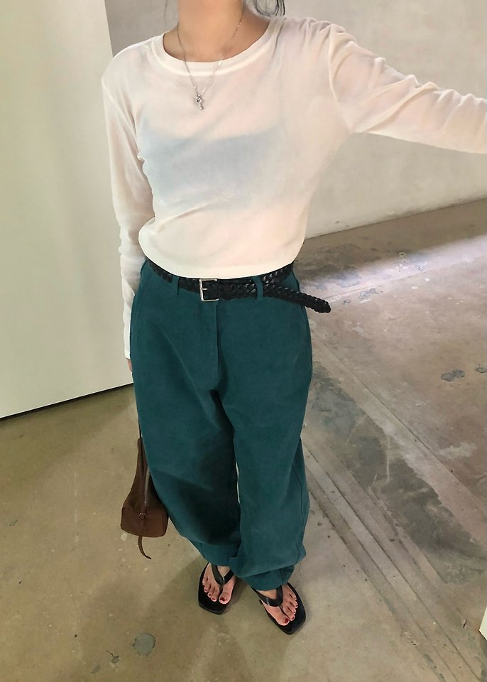 Twill Barrel Pants by Ouppt for Women - view 5
