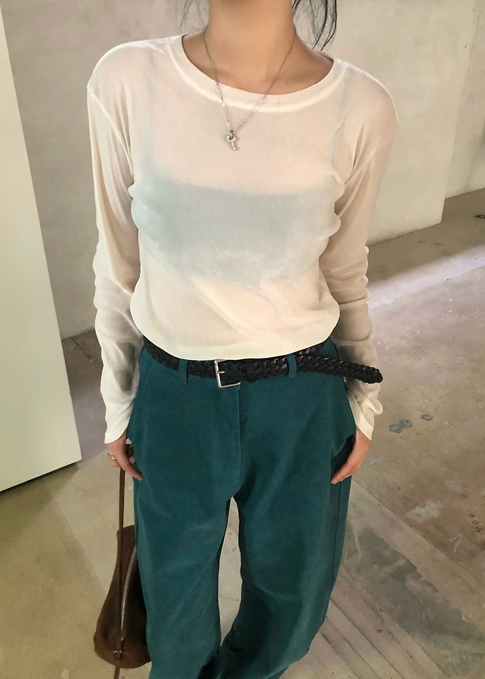 Twill Barrel Pants by Ouppt for Women - view 6