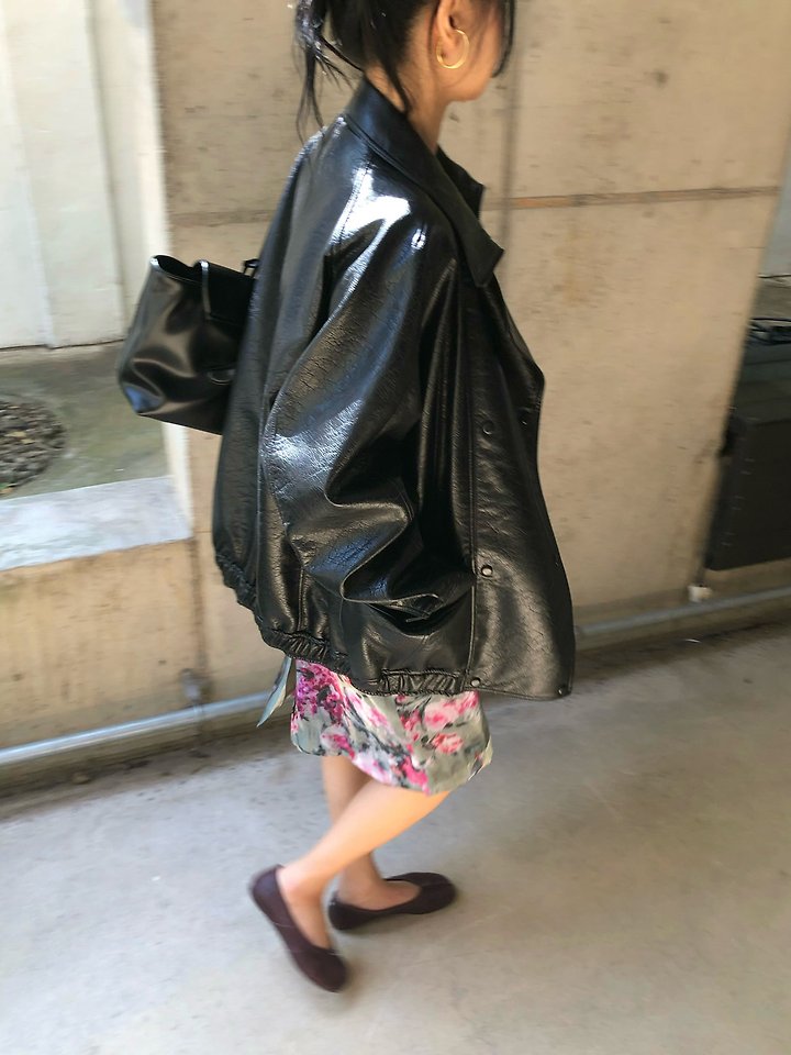 Broad Leather Jacket by Ouppt for Women - view 3