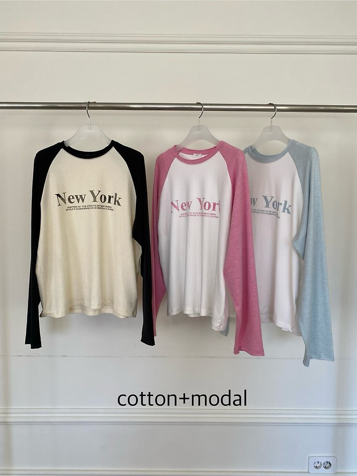 New York Raglan Tee by Ouppt for Women - view 12