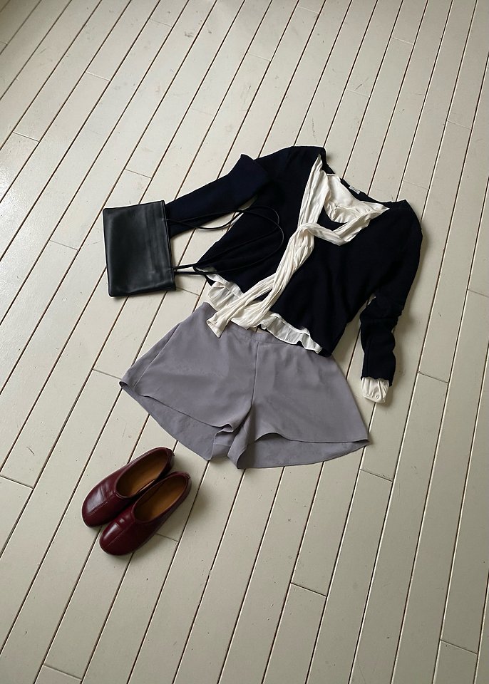 Satin Jacquard Pants by Ouppt for Women - view 11