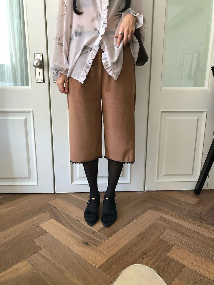 Noi Velvet Pants by Ouppt for Women - view 4