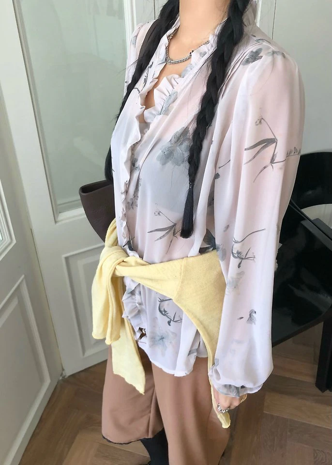 Ray Frill Blouse by Ouppt for Women - view 3