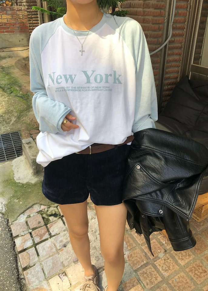 New York Raglan Tee by Ouppt for Women - view 6