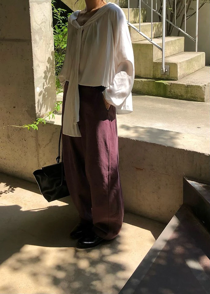 Twill Barrel Pants by Ouppt for Women - view 8
