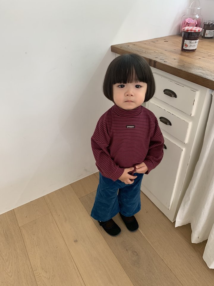 Bumblebee Striped Turtleneck by Pepper for Child - view 9