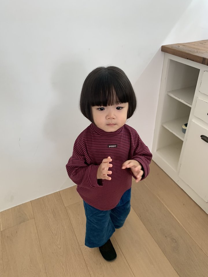 Bumblebee Striped Turtleneck by Pepper for Child - view 10