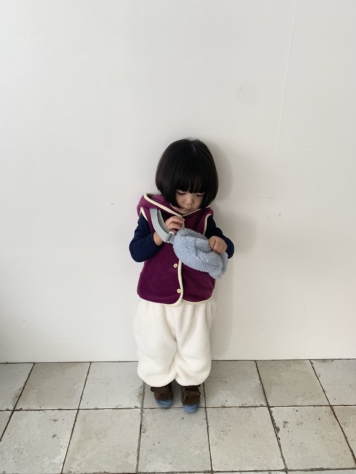 Polar Bear Hooded Vest by Pepper for Child - view 5