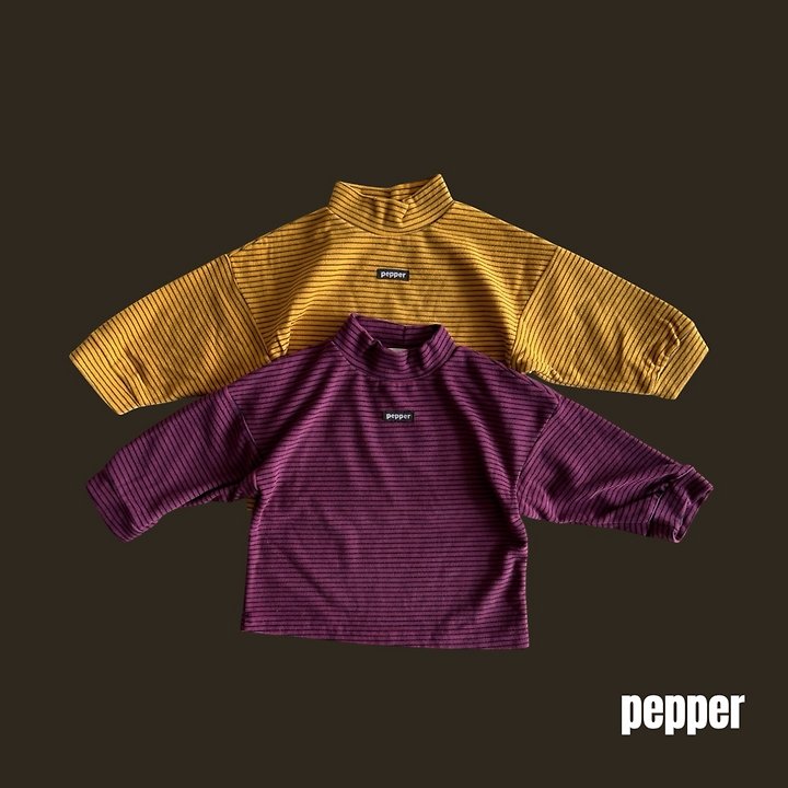 Bumblebee Striped Turtleneck by Pepper for Child - view 1