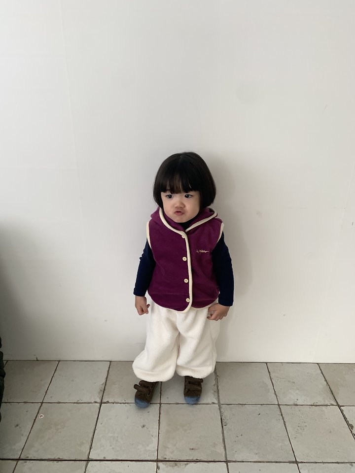 Polar Bear Hooded Vest by Pepper for Child - view 8