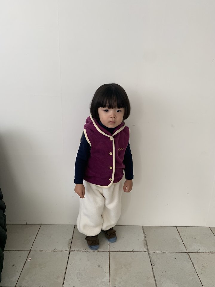 Polar Bear Hooded Vest by Pepper for Child - view 9
