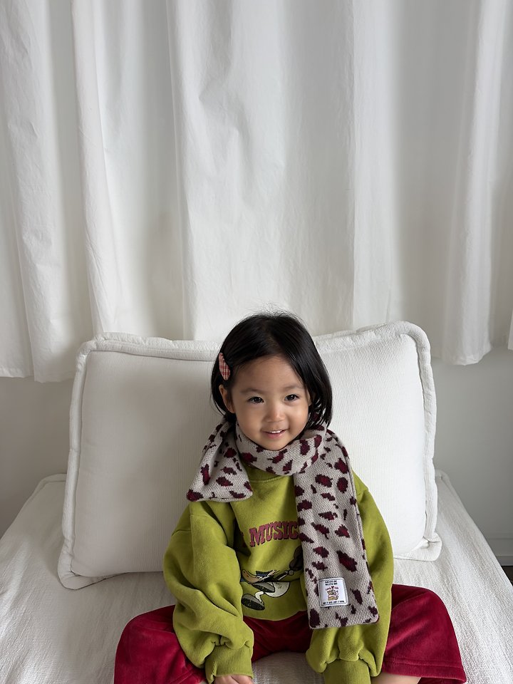 Leopard Muffler by Pepper for Child - view 7