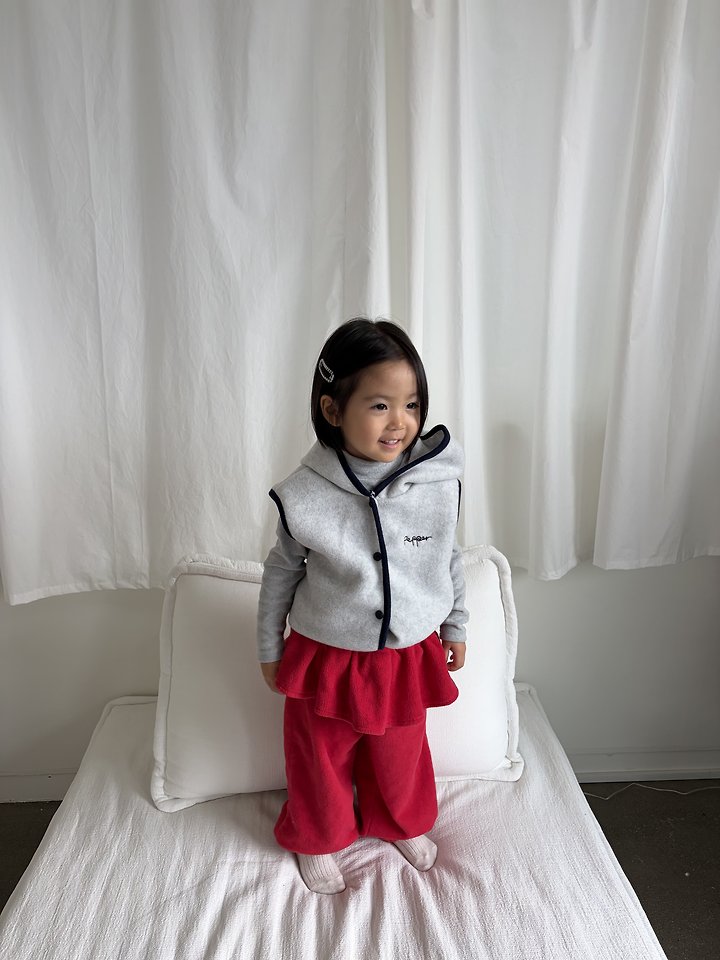Polar Bear Hooded Vest by Pepper for Child - view 10