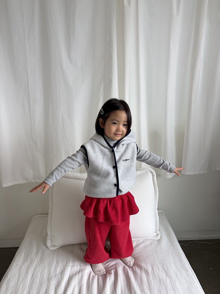Polar Bear Hooded Vest by Pepper for Child - view 11