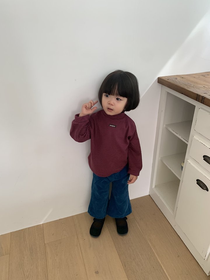 Bumblebee Striped Turtleneck by Pepper for Child - view 5