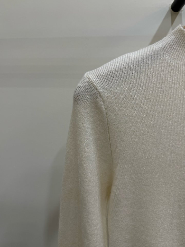 Button Turtleneck Knit by Person for Women - view 5