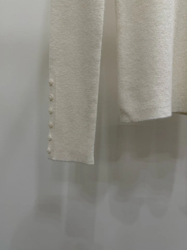 Button Turtleneck Knit by Person for Women - view 7