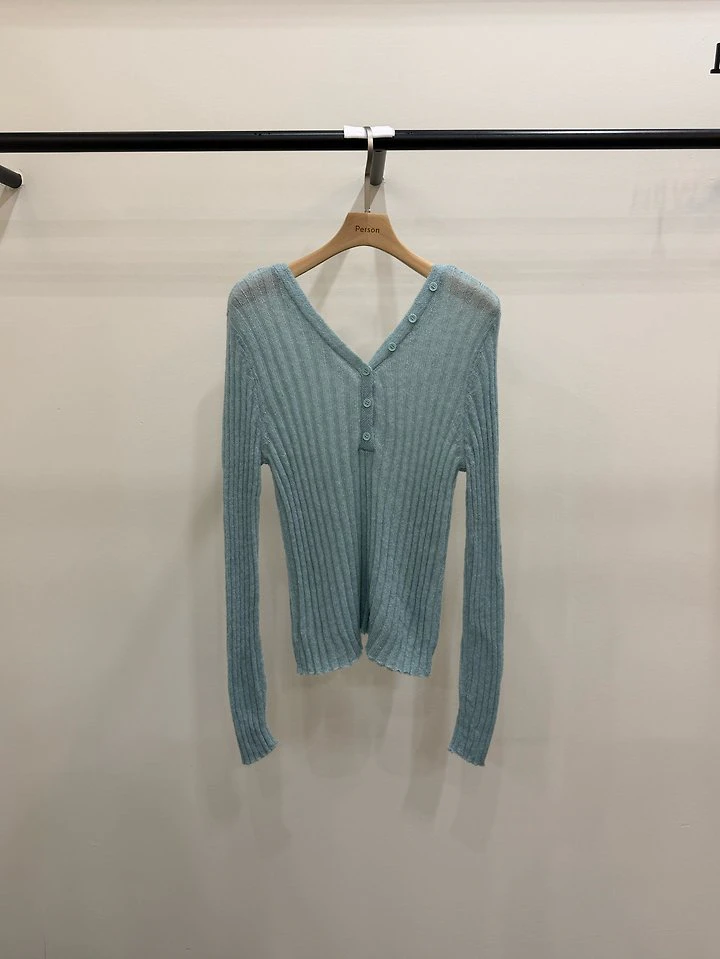 Reversible V-neck Knit by Person for Women - view 1
