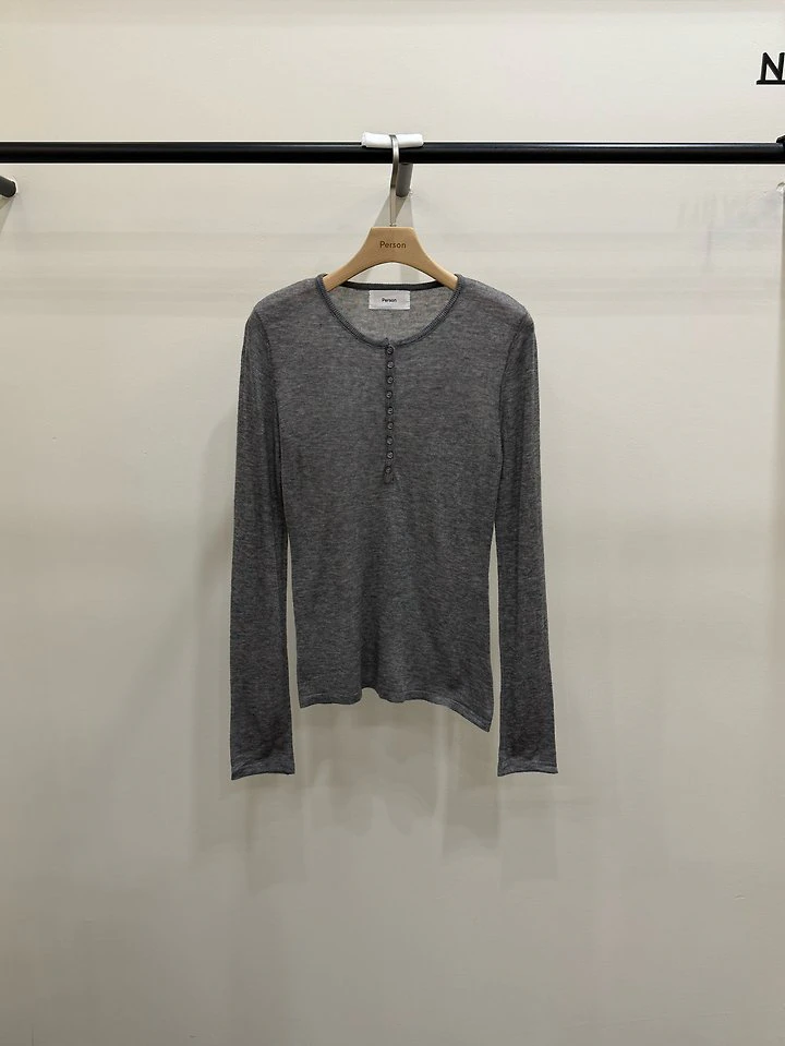 Soft Button Knit by Person for Women - view 3