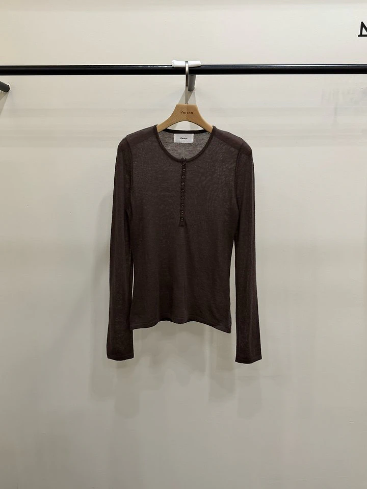 Soft Button Knit by Person for Women - view 4