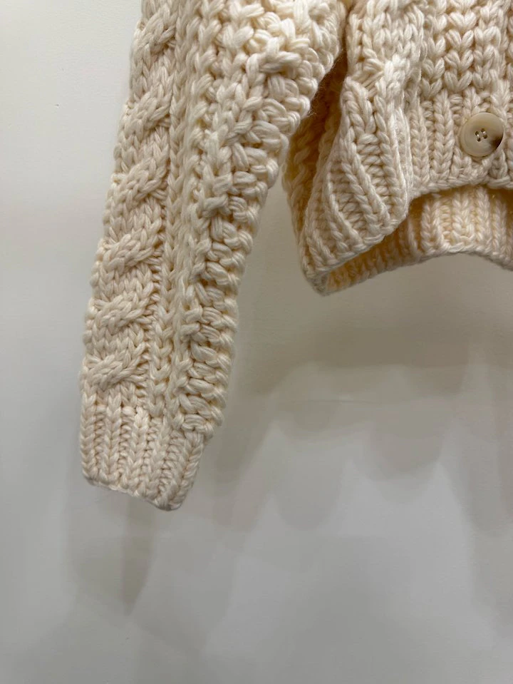 Handmade Cable Cardigan by Person for Women - view 5
