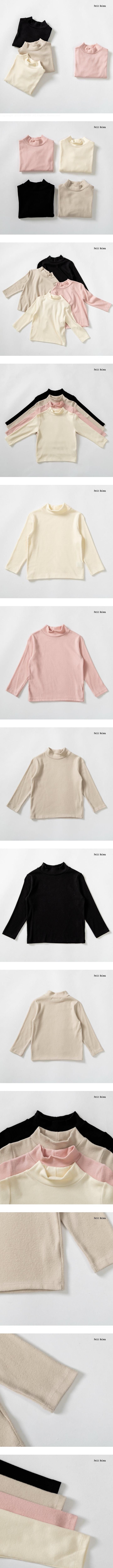 Charde Half Mock Neck Tee by Petit Helena for Child - view 1