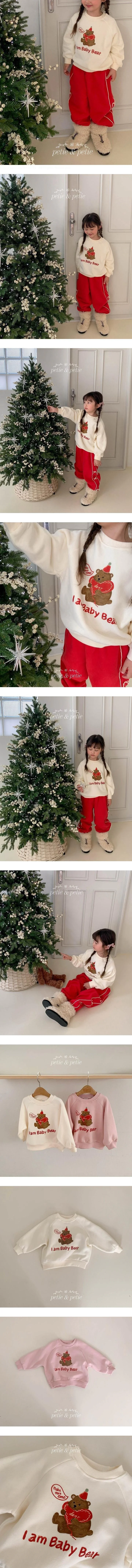Heart Bear Sweatshirt by Petit & Petit for Child - view 1