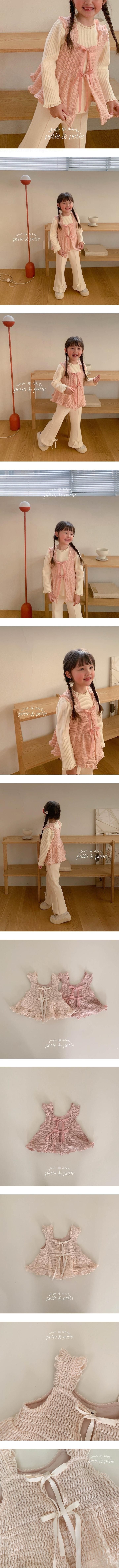 Candy Frill Vest by Petit & Petit for Child - view 1